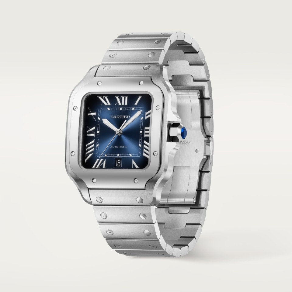 Cartier Santos Cadran Bleu