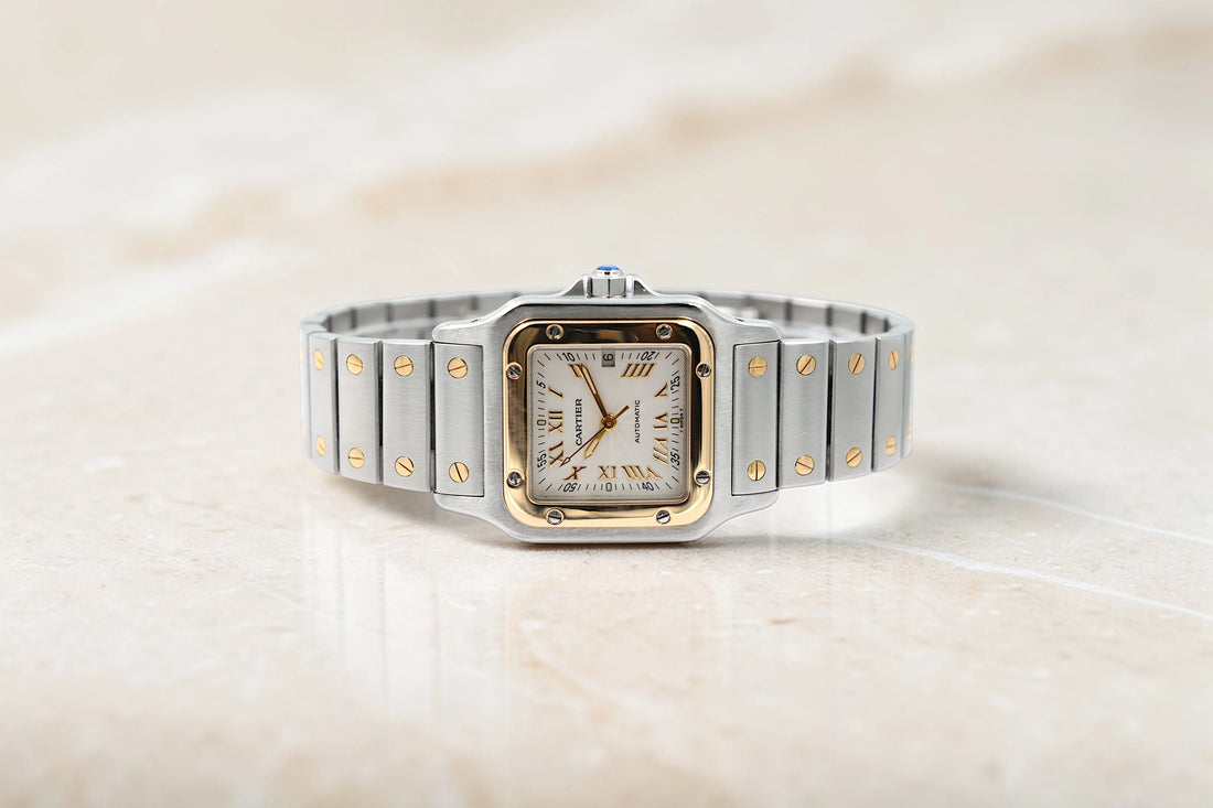 Cartier - Santos Galbée - White Roman Dial - 2319
